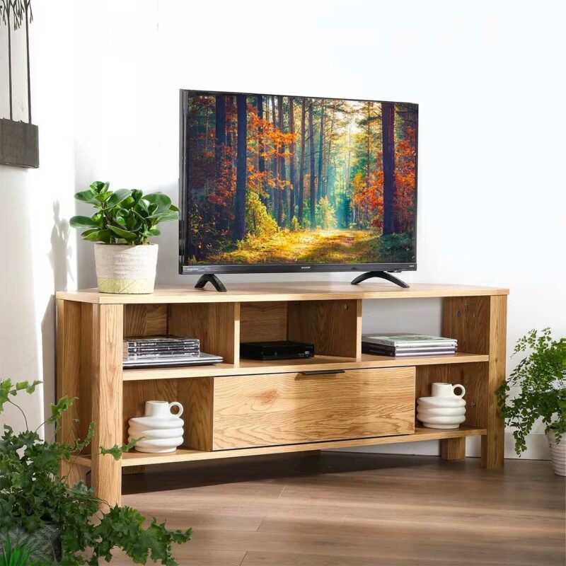 Meuble TV d’angle scandinave : design et gain de place