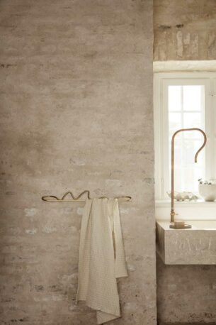 Porte-Serviettes Mural, Porte Serviette Pour Étagère De Salle De Bain