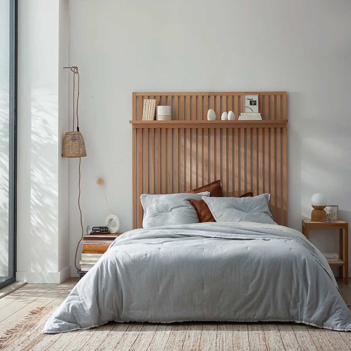 23 têtes de lit en tasseaux de bois pour la chambre