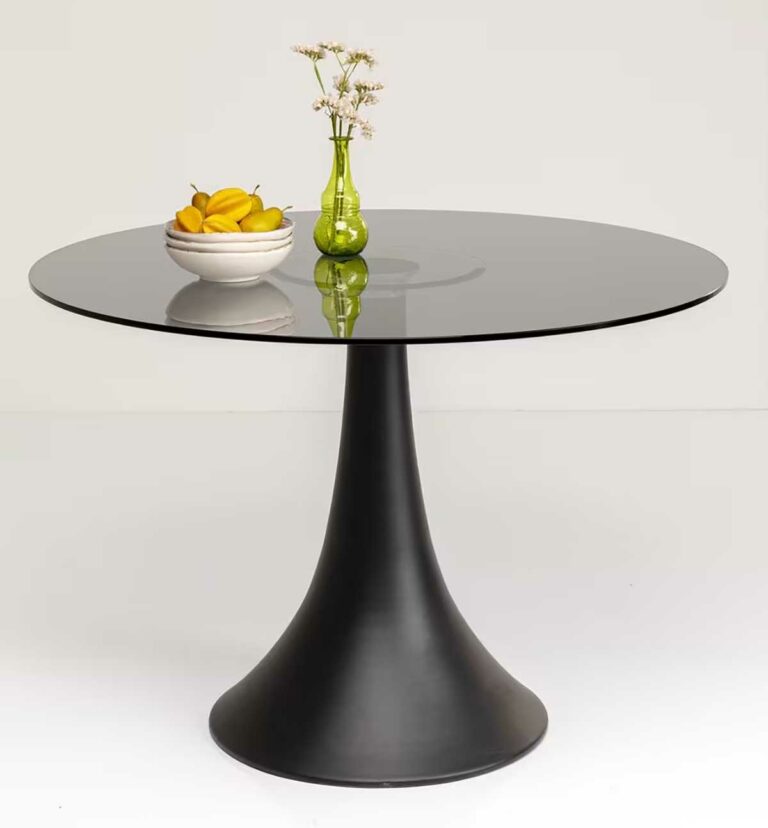 Plateau de table en verre - Marbre 08 - Rond Plateau de table en verre - Marbre 08 - Rond