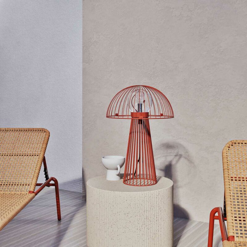 Idée de luminaire en forme de champignon pour votre extérieur