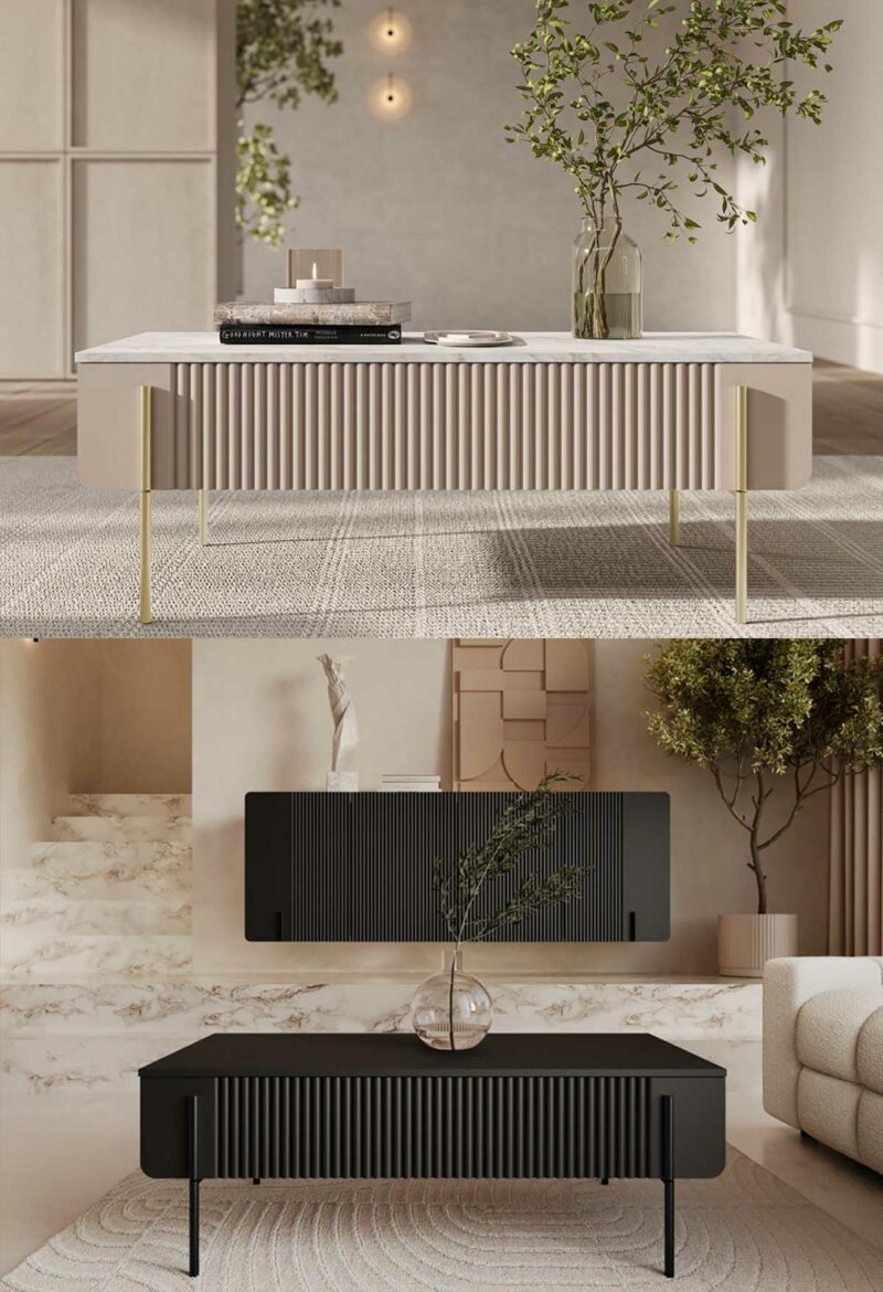 Élégance nervurée et rangements discrets signés Bobochic