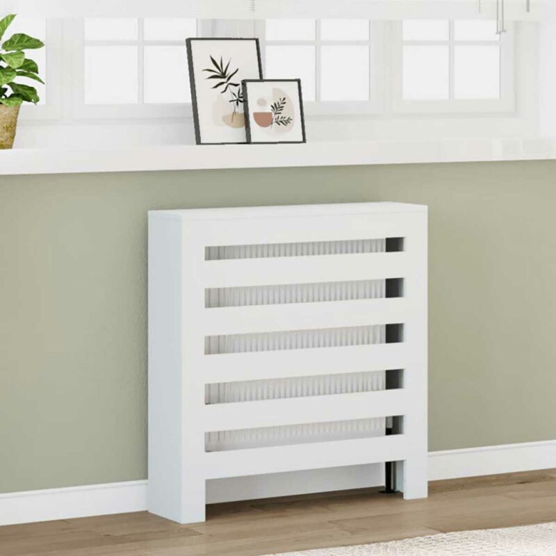 Un cache radiateur blanc design pour un intérieur soigné