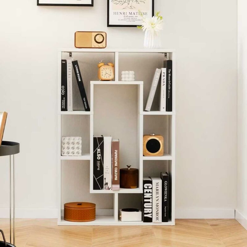 Bibliothèque originale avec une petite profondeur de 20 cm