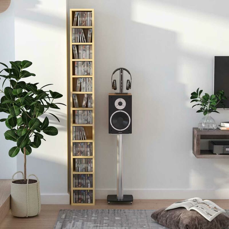 Petite bibliothèque colonne peu profonde