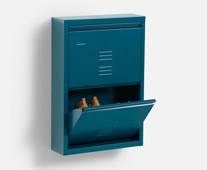 Gain de place avec un petit meuble à chaussure suspendu au design moderne