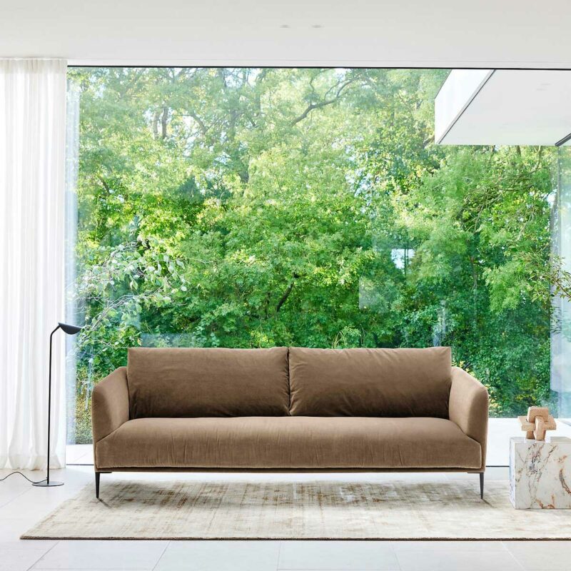 L'épure absolue : canapé minimaliste pour maisons d'architecte