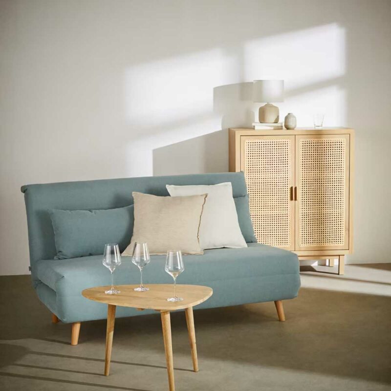Petit canapé convertible à intégrer à une déco vintage