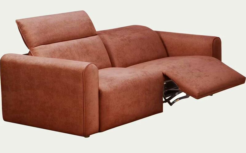 Tendance terracotta : un canapé relax qui conjugue design et technologie