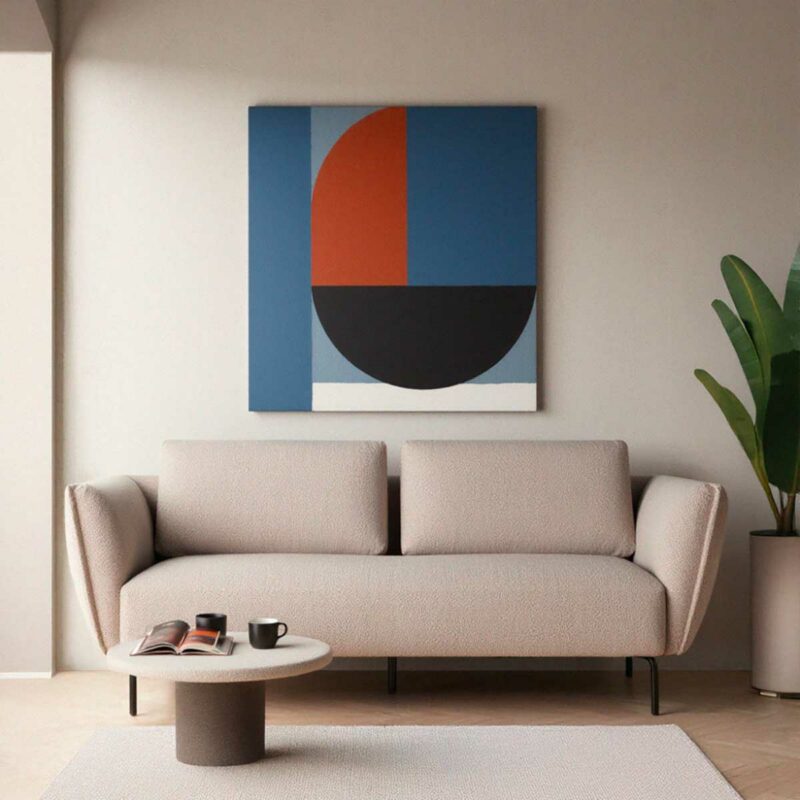 Un canapé épuré aux proportions parfaites