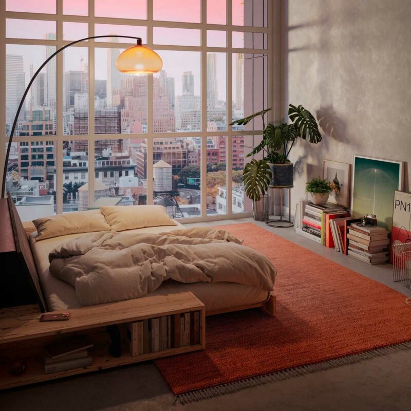 Un intérieur apaisant : la fusion du style scandinave et japonais