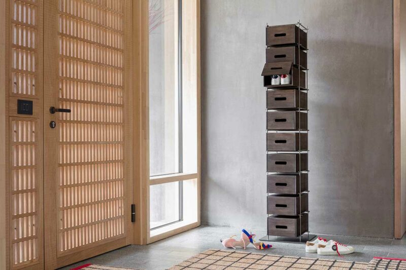 Un meuble colonne de designer pour ranger vos chaussures !