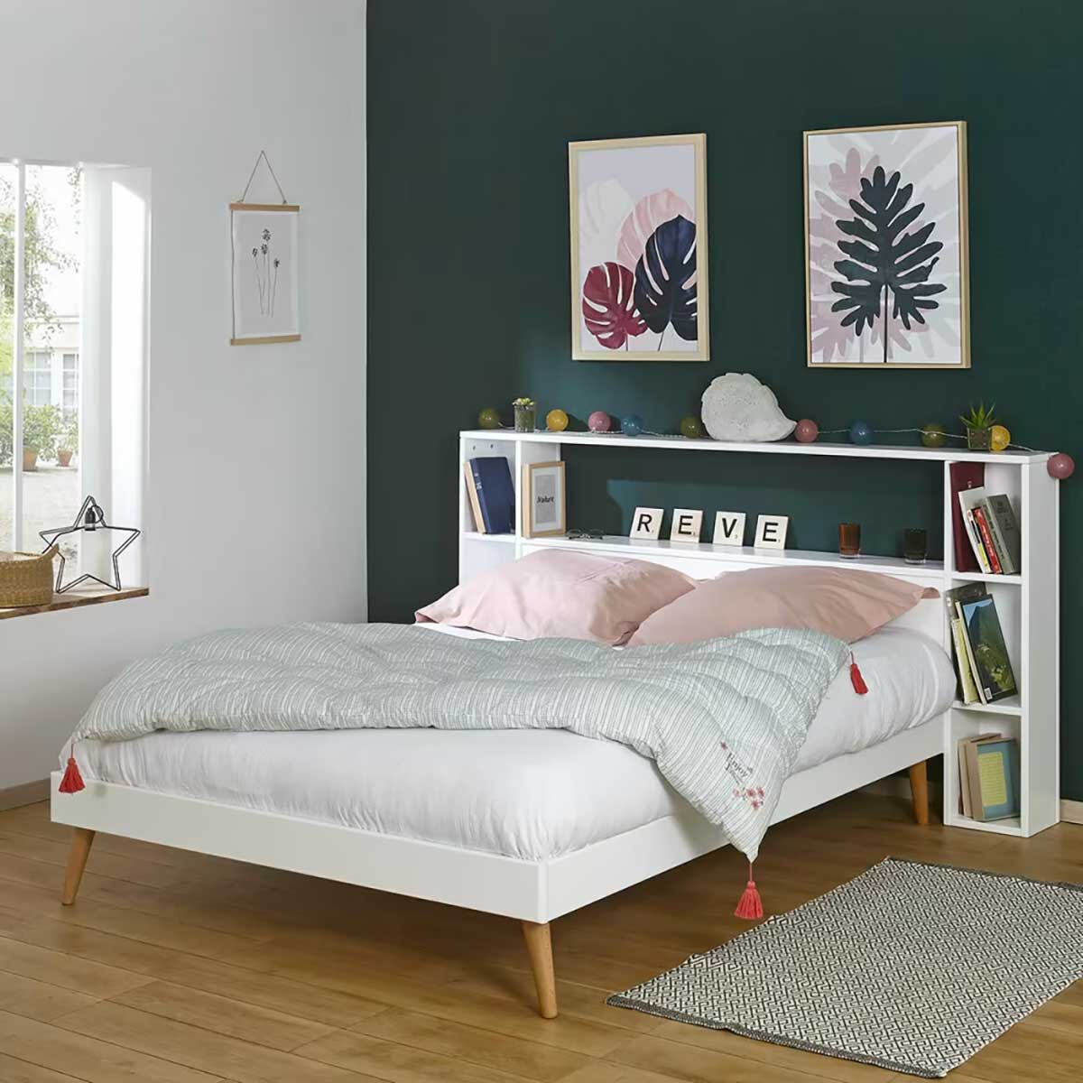 Tete De Lit Avec Chevets Integres