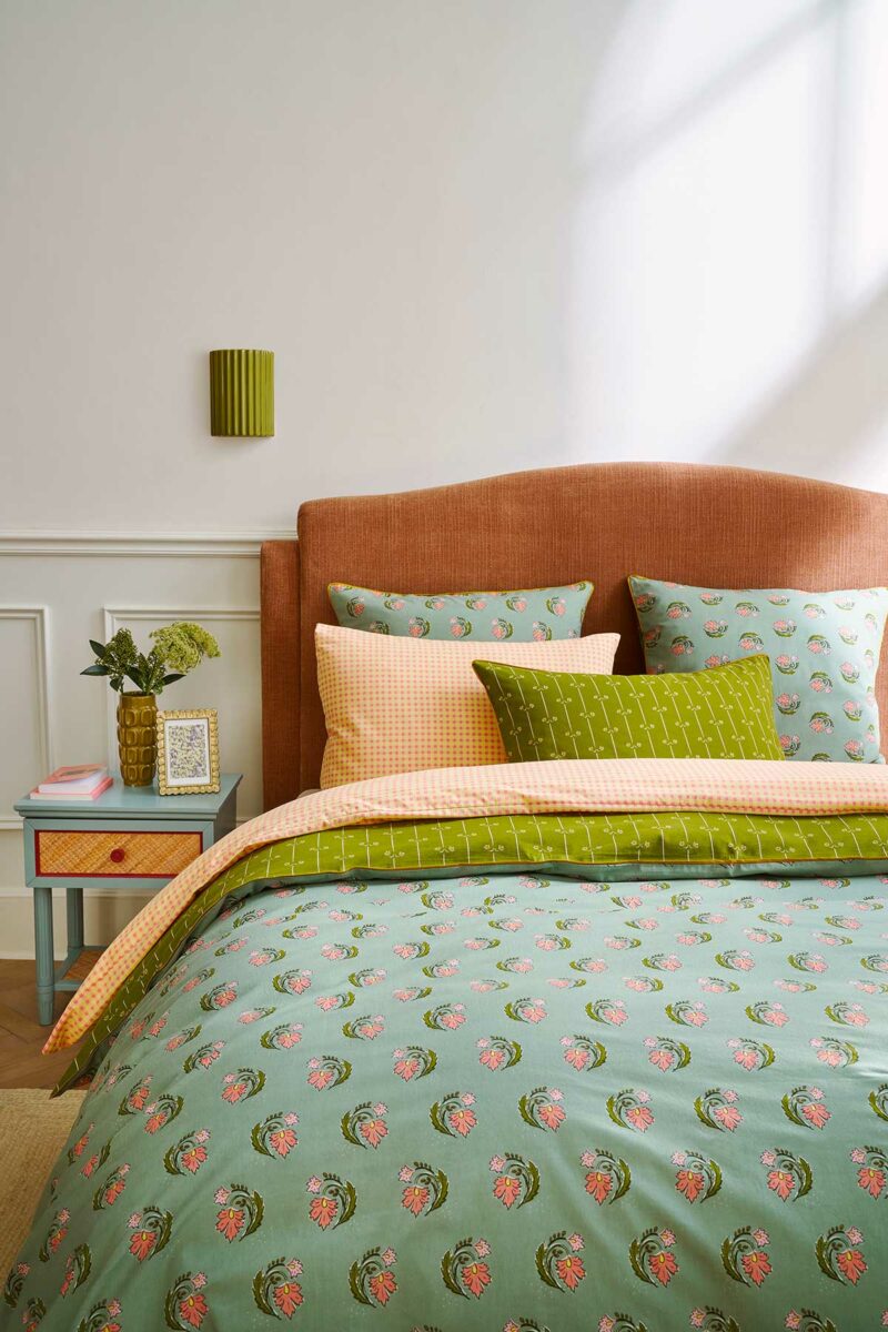 Chambre avec déco esprit campagne