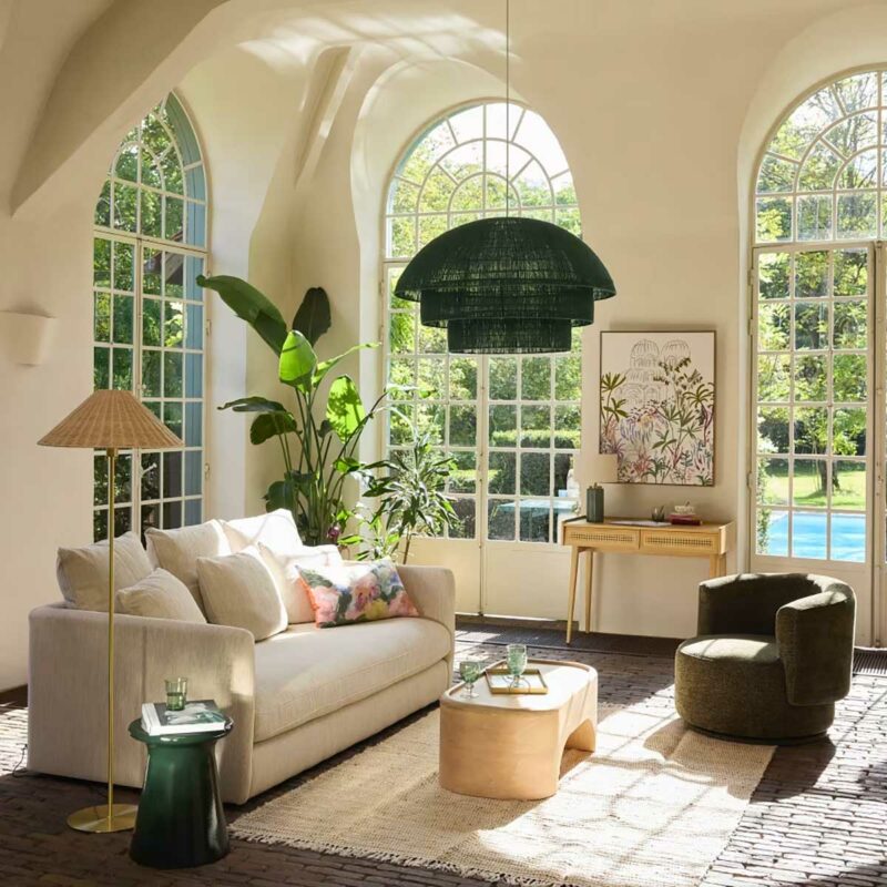 Anvers, canapé 3 places beige